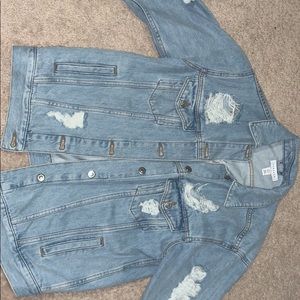 Oversized Topshop jean jacket